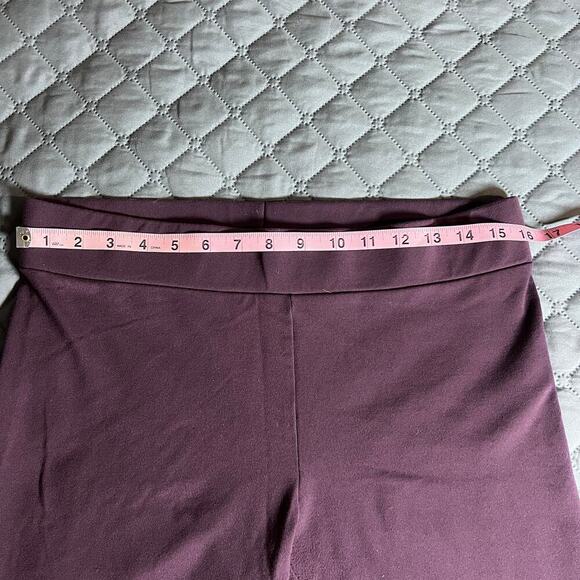 Matty M Women’s Purple Leggings Size Large Made in USA Nylon Spandex Stretch - Picture 5 of 6